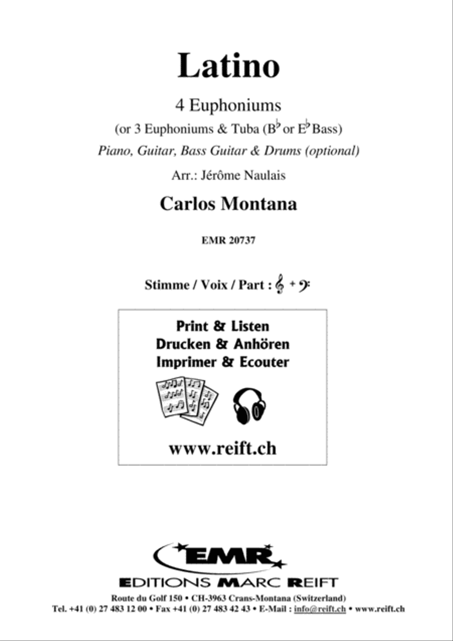 Latino Euphonium Quartet scores gallery preview page 2
