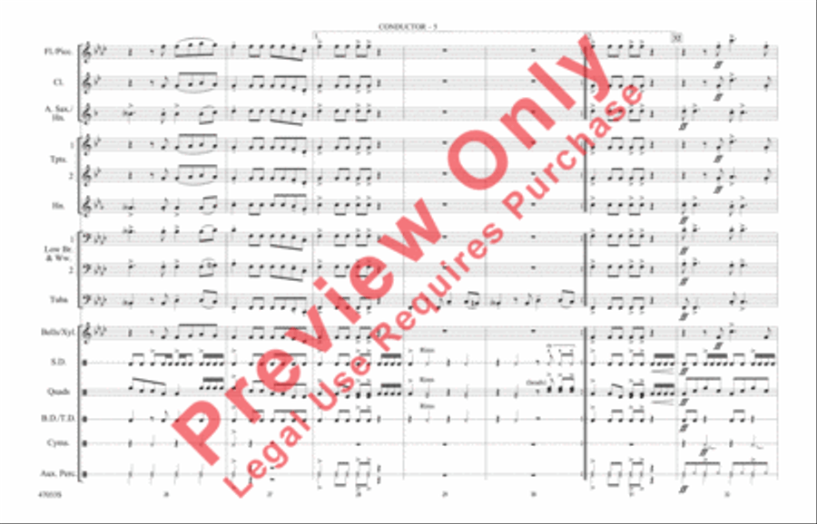 Cake by the Ocean Marching Band scores gallery preview page 6