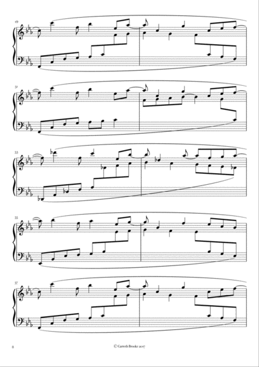 Flakes Unwatched And Improvised Piano Solo scores gallery preview page 5