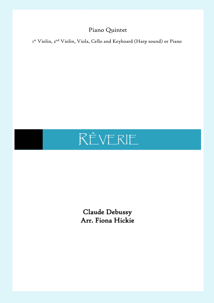 Rêverie Piano Quintet scores gallery preview page 1