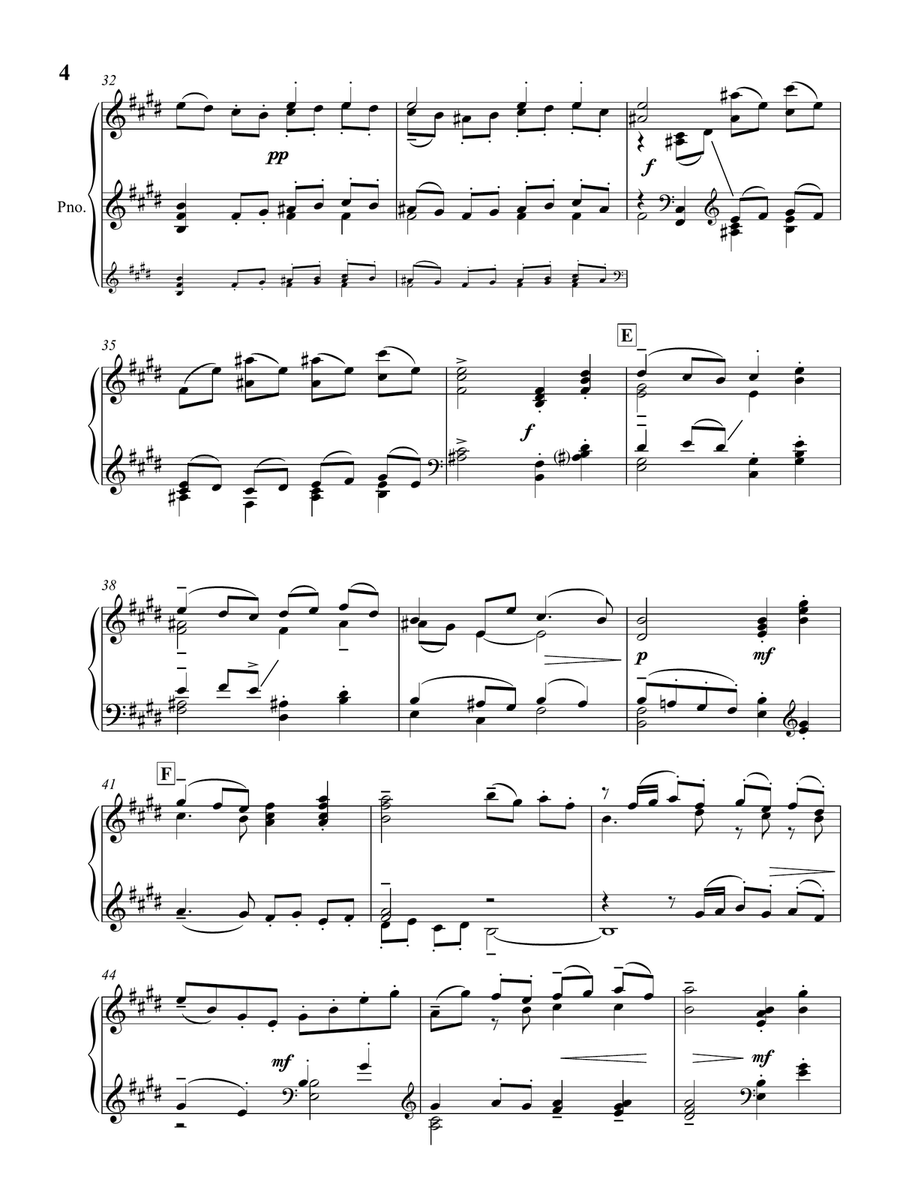Suite from the Partita No. 3 in E Major for Solo Violin, BWV 1006: II. Gavotte Violin Solo scores gallery preview page 5