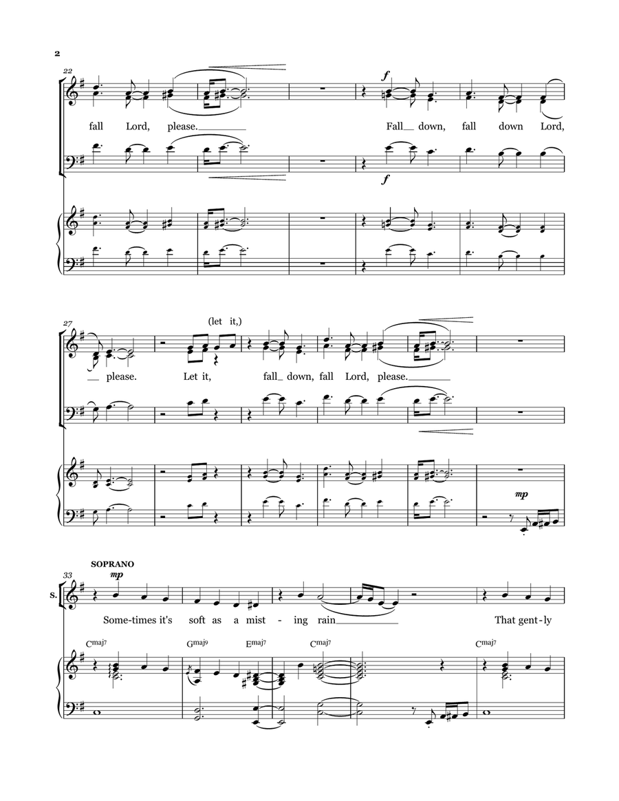 Rain 3-Part scores gallery preview page 4