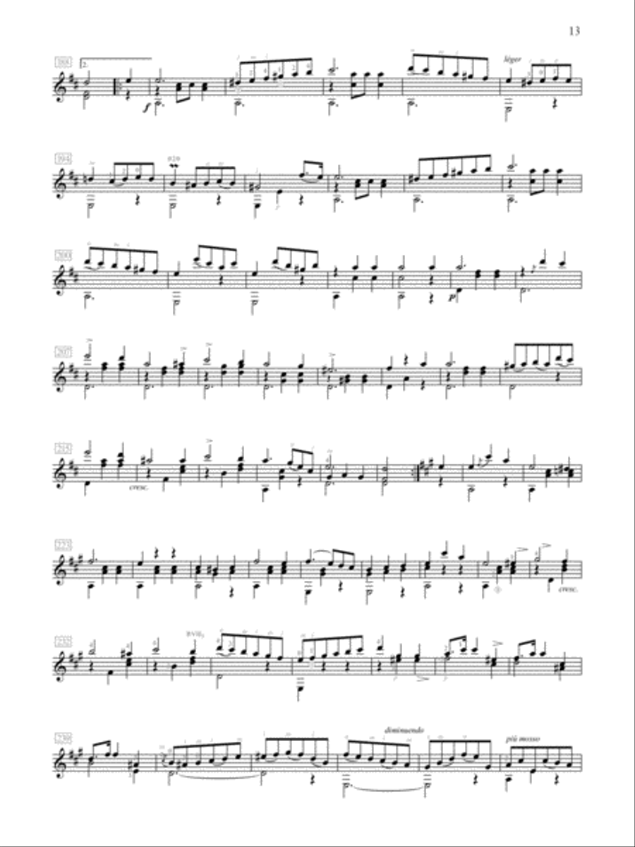 Coste -- Selected Works for Guitar Acoustic Guitar scores gallery preview page 4