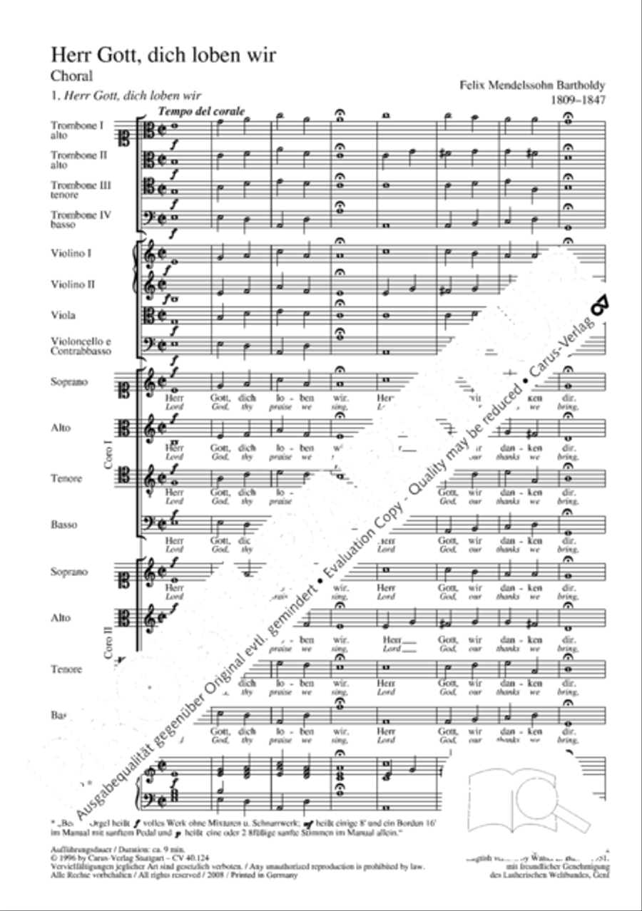 Kyrie in d + Herr Gott, dich loben wir Orchestra scores gallery preview page 45