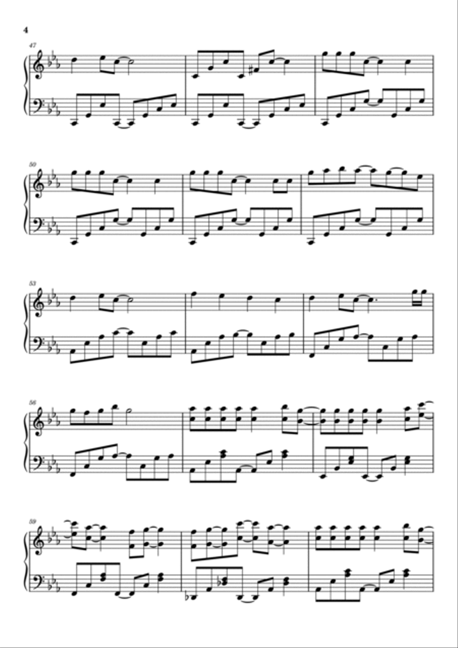 Paparazzi Piano Solo scores gallery preview page 4