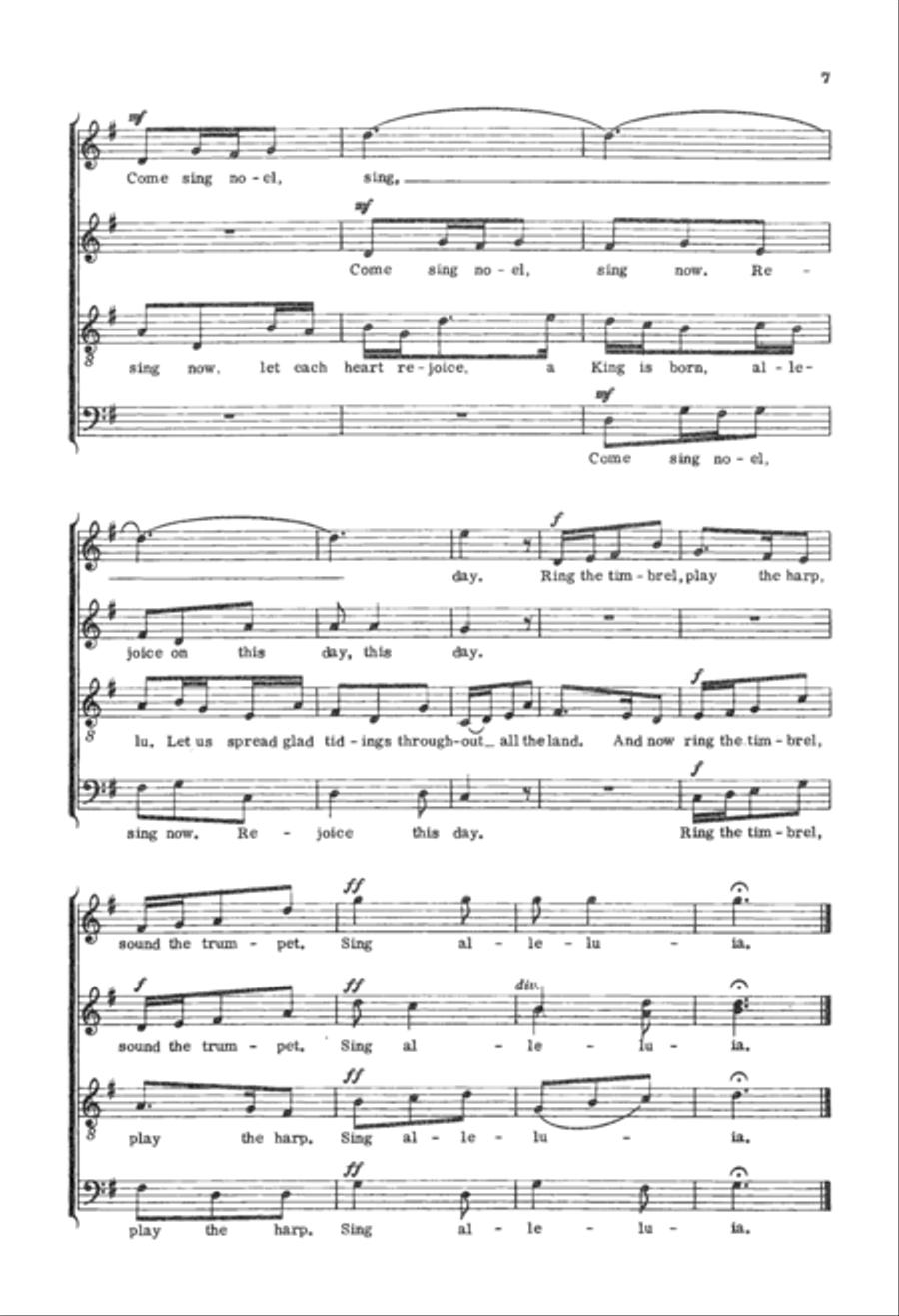 A Christmas Trilogy A Christmas Trilogy 4-Part scores gallery preview page 5