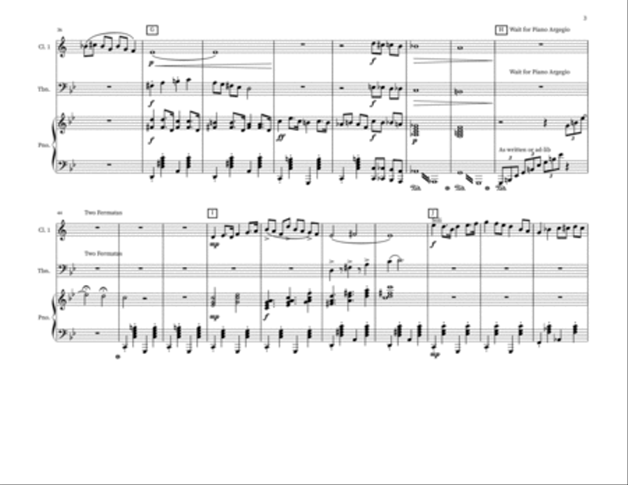 Eerie Elegies Clarinet Trio in C minor Clarinet Trio scores gallery preview page 3