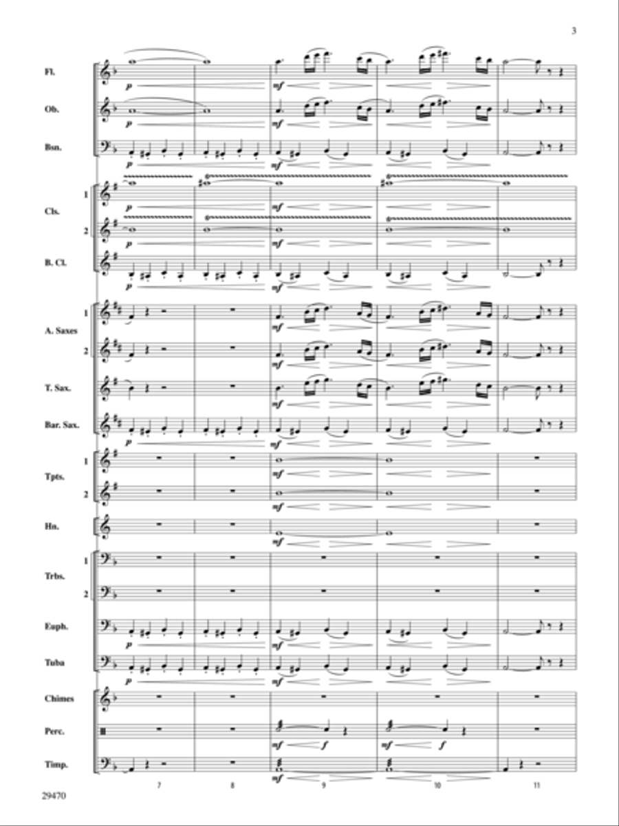 Mussorgsky! (Score only) Concert Band scores gallery preview page 3