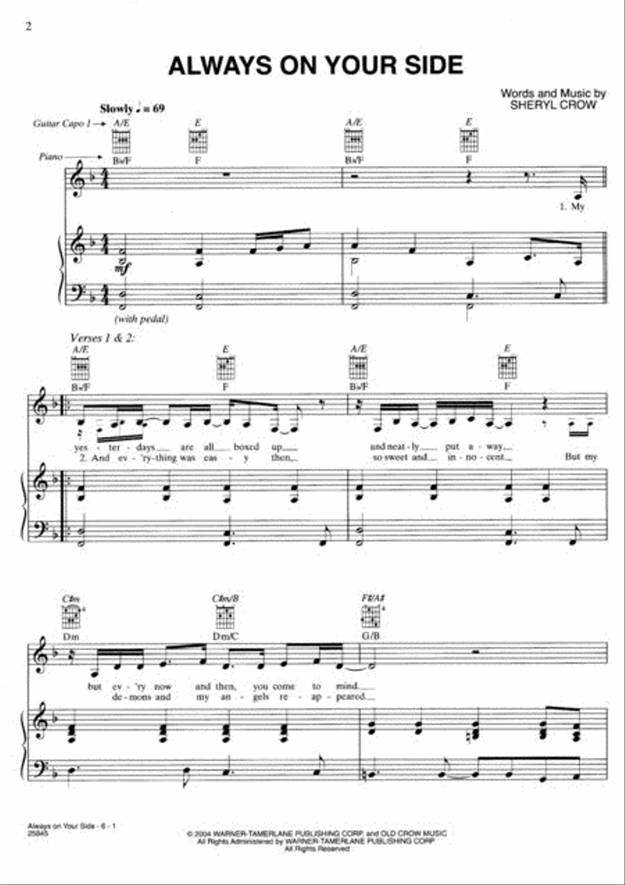 Always on Your Side Small Ensemble scores gallery preview page 2