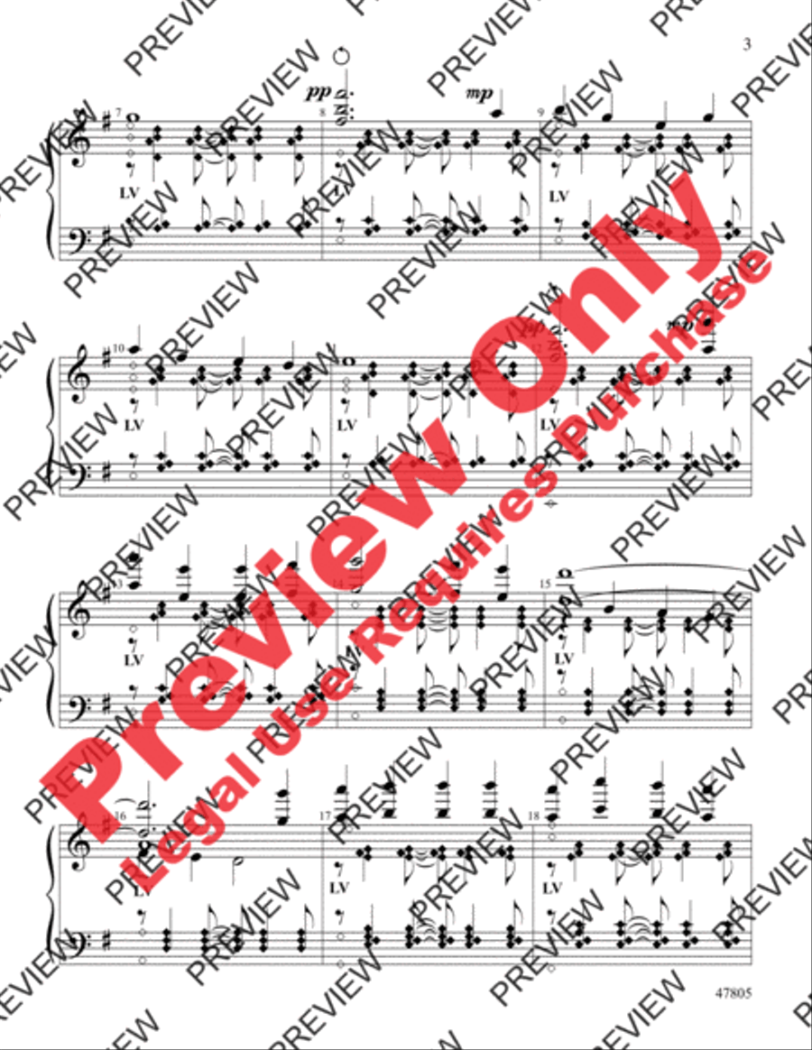 O Come, O Come Emmanuel Handbell Choir scores gallery preview page 3