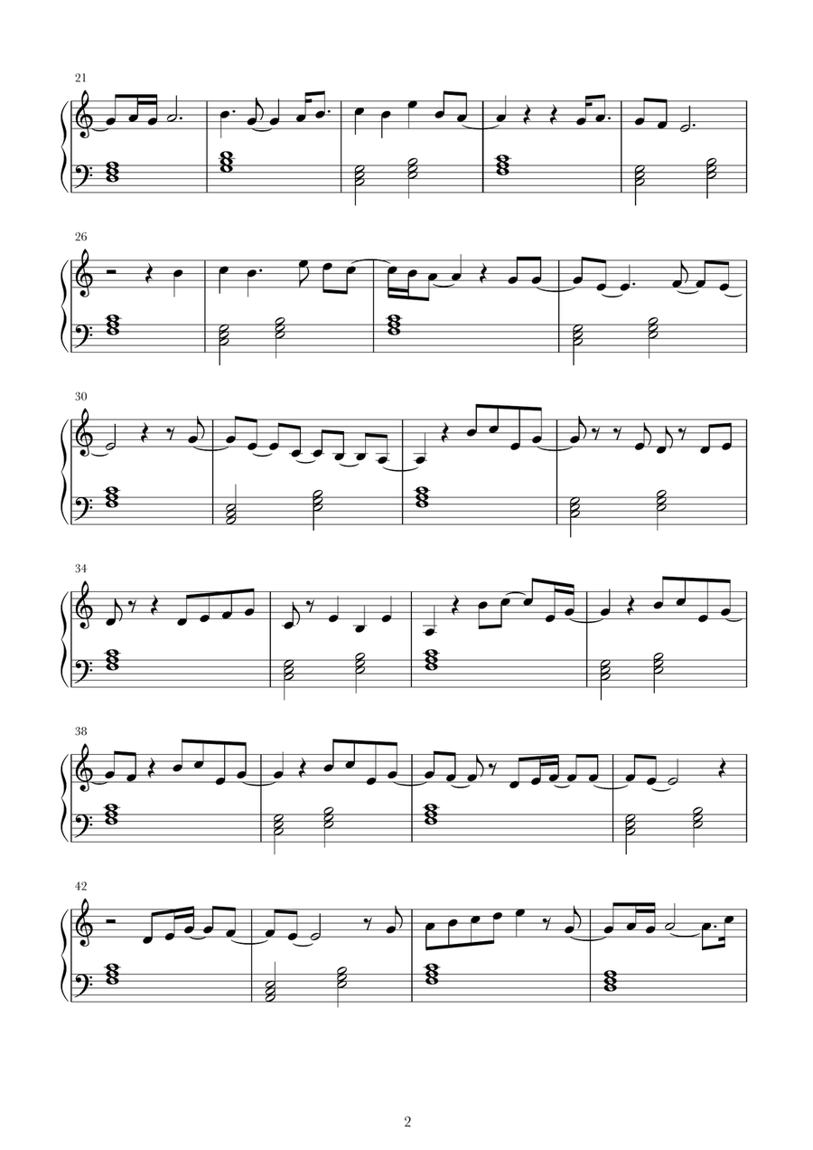 What Was I Made For? Piano Method scores gallery preview page 2