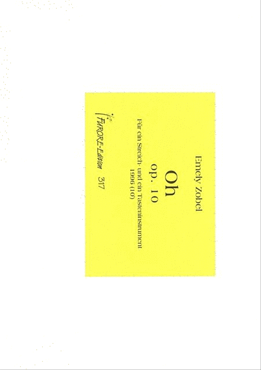 Oh op. 10 Piano Accompaniment scores gallery preview page 1