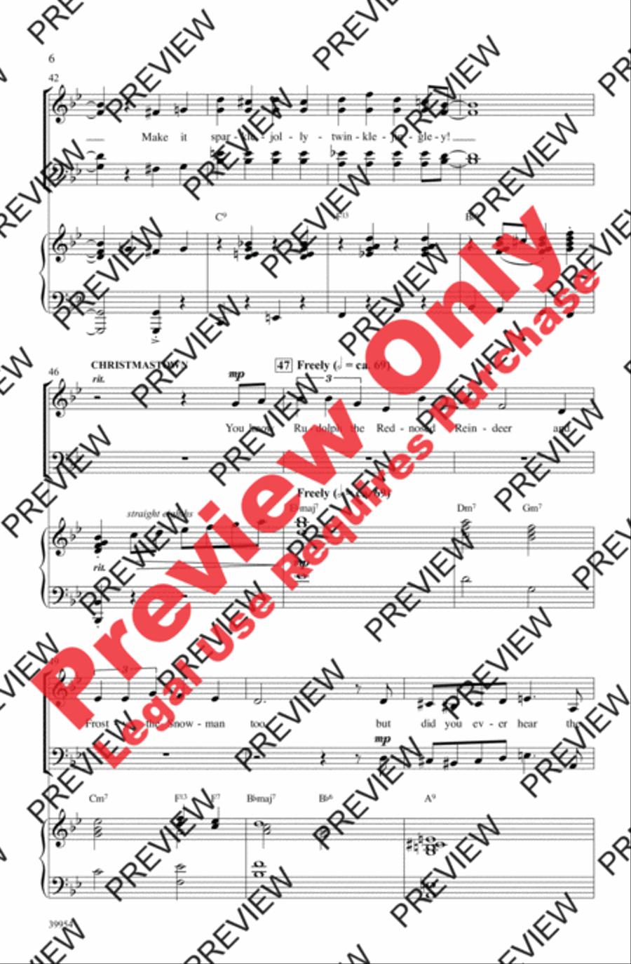 Elf: A Medley from the Broadway Musical - SoundTrax CD (CD only) Choir scores gallery preview page 6