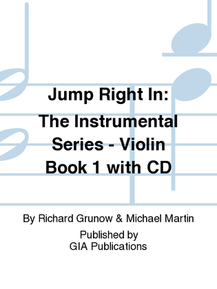 Book cover for Jump Right In: Student Book 1 - Violin (Book with mp3)