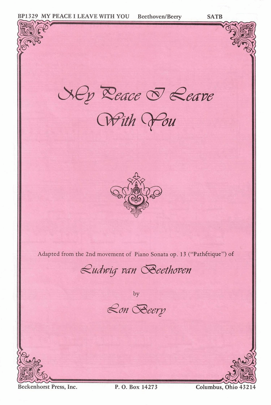 My Peace I Leave with You 4-Part scores gallery preview page 1
