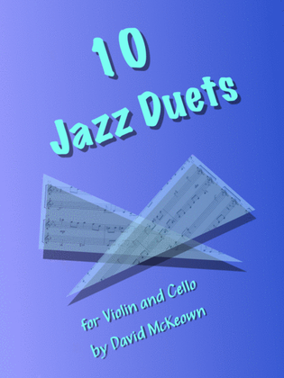 Book cover for 10 Jazz Duets for Violin and Cello