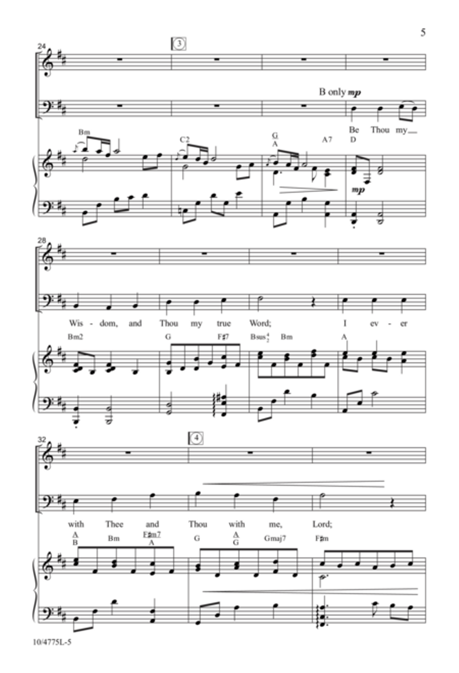 Be Thou My Vision Be Thou My Vision 4-Part scores gallery preview page 4