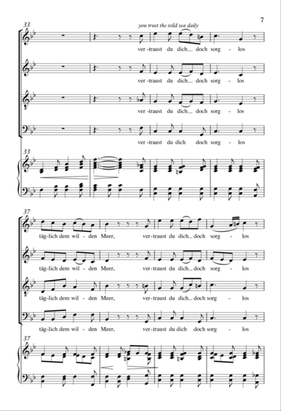 Das Fischermädchen 4-Part scores gallery preview page 5