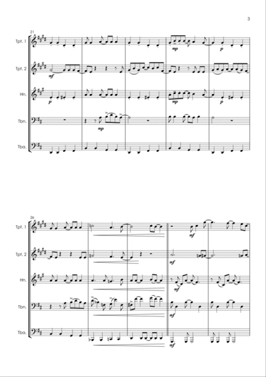 She's Electric Horn scores gallery preview page 5