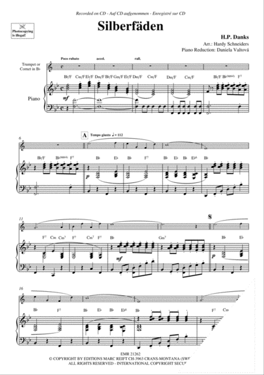 Silberfaden Cornet scores gallery preview page 4