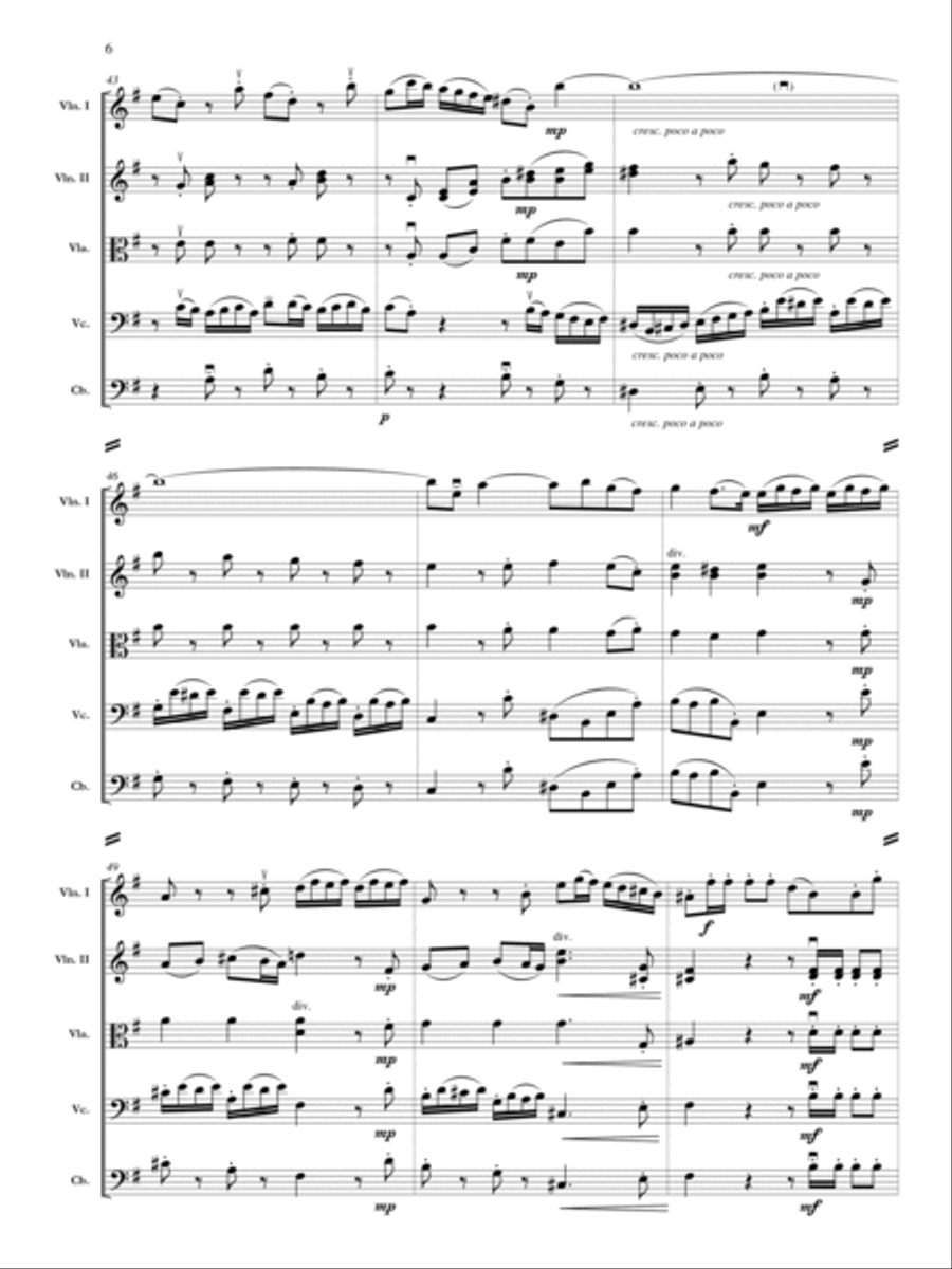 Flute Sonata No. 3 HWV 363b: Adagio and Allegro Orchestra scores gallery preview page 7
