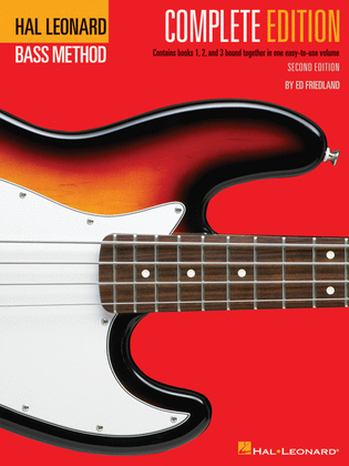 Book cover for Hal Leonard Electric Bass Method – Complete Edition