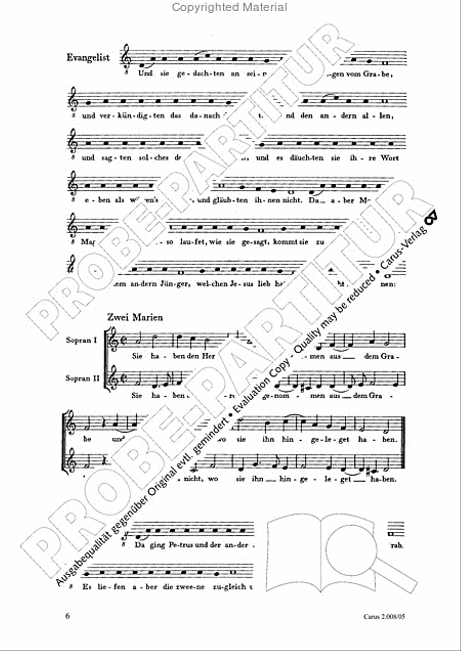 Auferstehungs-Historie SSAATB scores gallery preview page 7