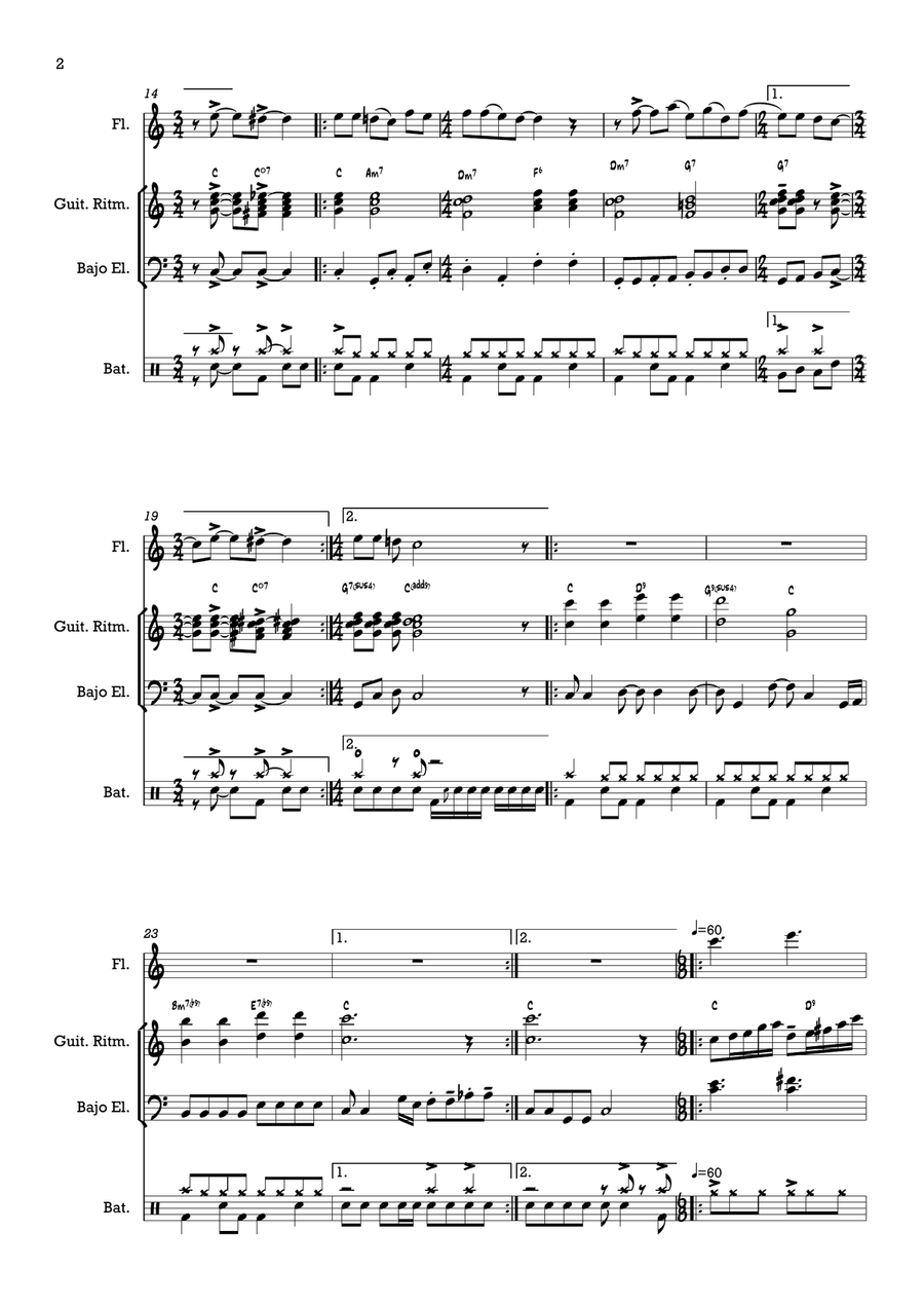 El Sapo (Son) El Sapo (Son) Small Ensemble scores gallery preview page 2