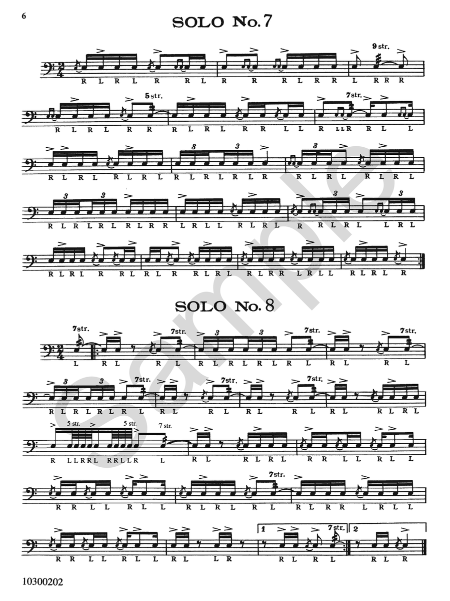 The All American Drummer Snare Drum scores gallery preview page 7