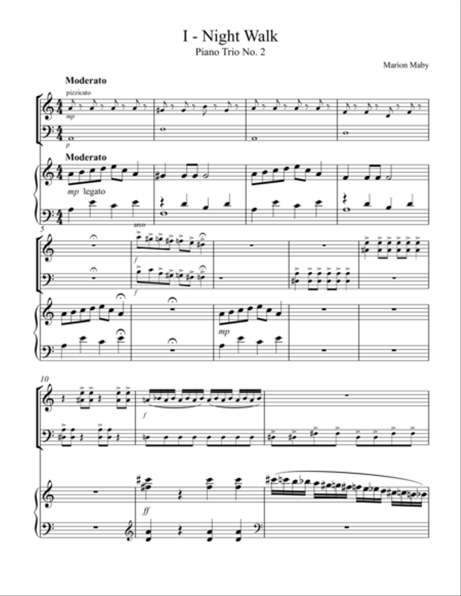 Piano Trio No. 2, 