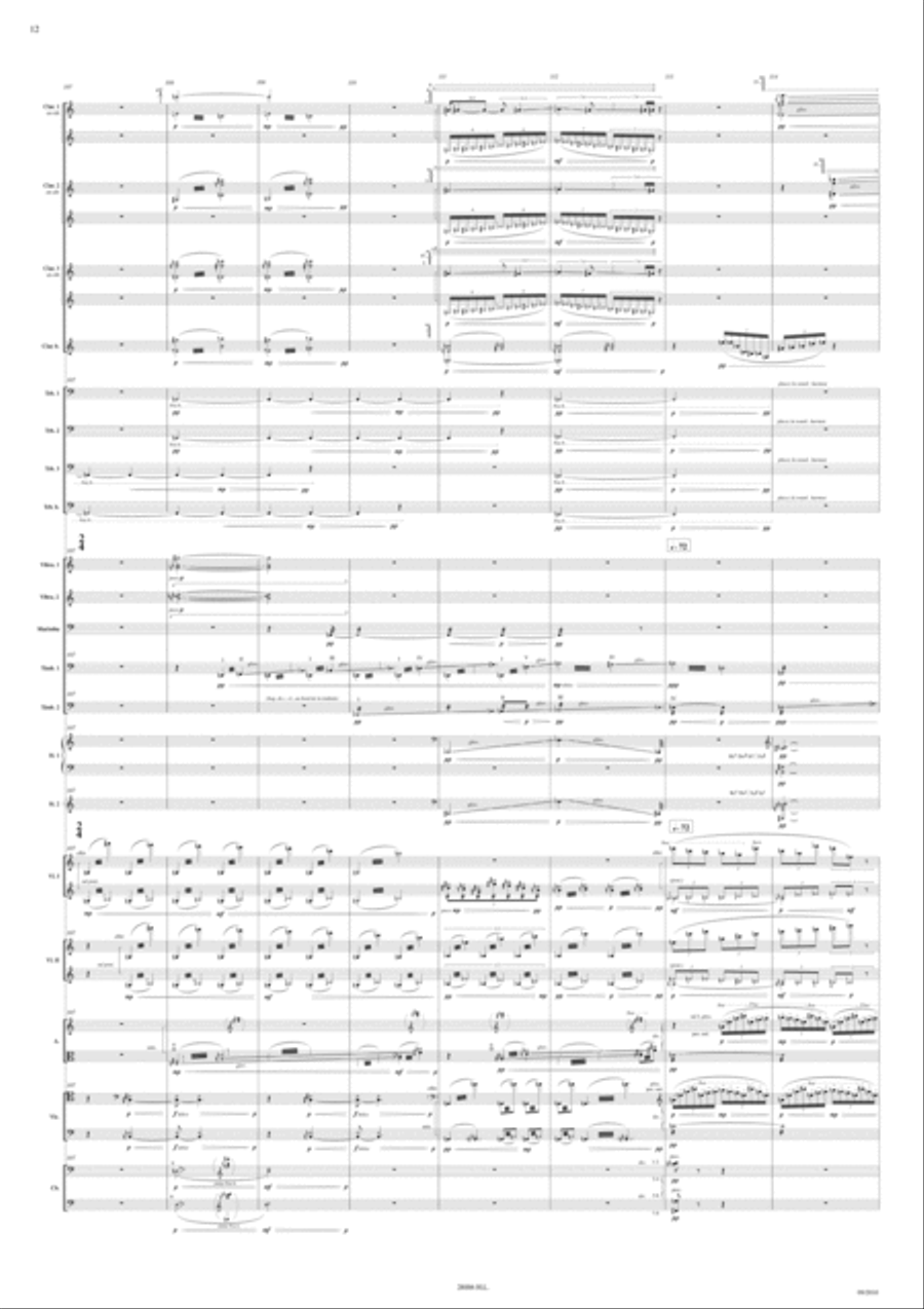 Voyage par-dela les fleuves et les monts Orchestra scores gallery preview page 2