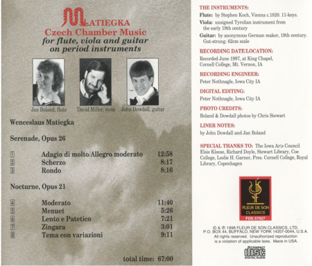 Matiegka Czech Chamber Music