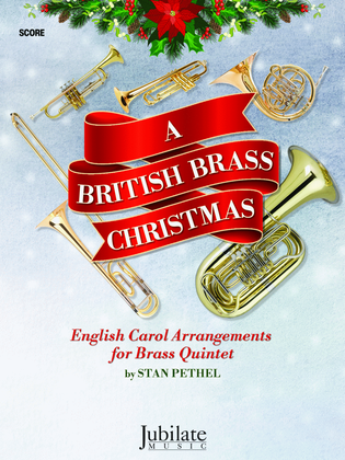 Book cover for A British Brass Christmas