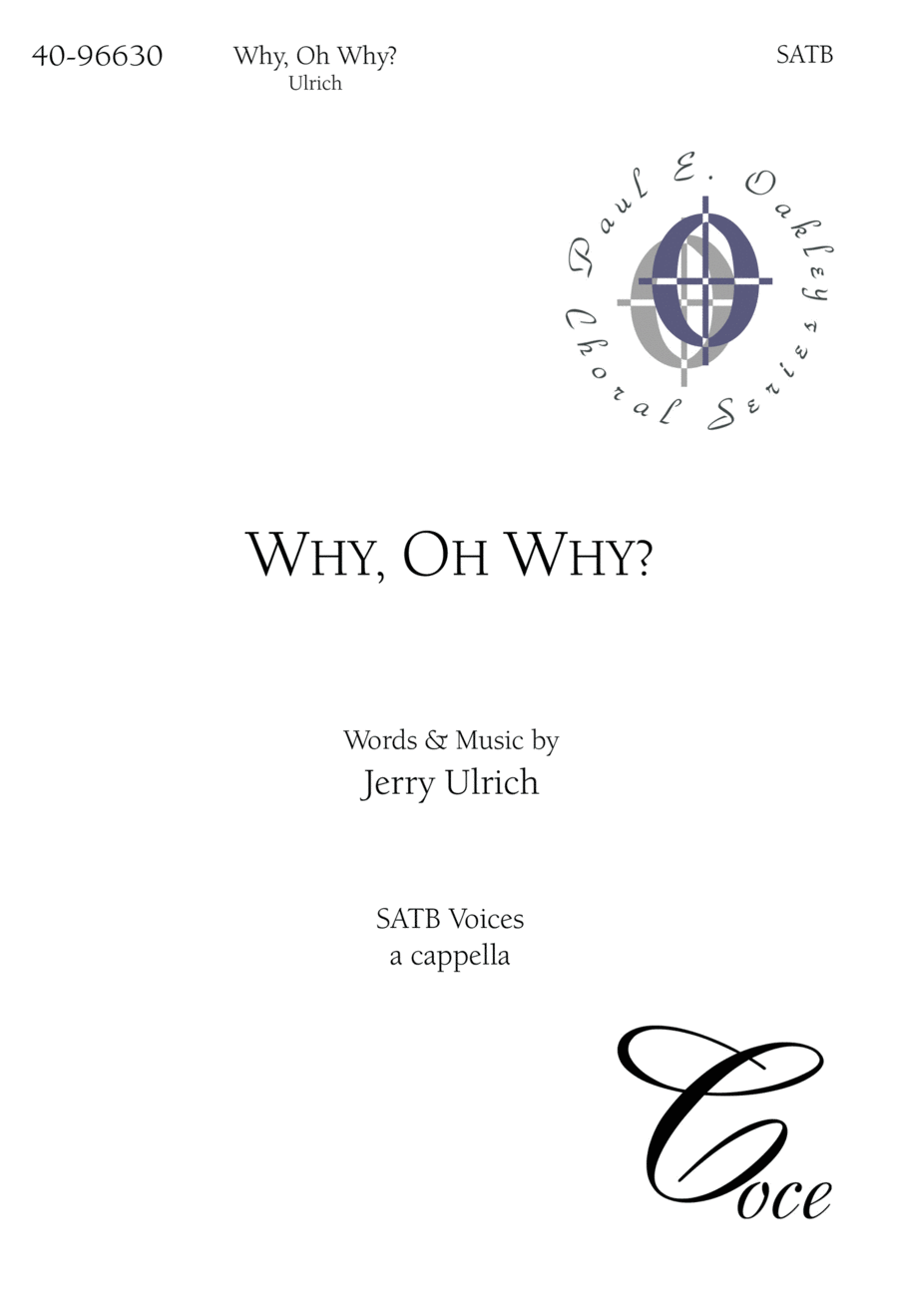 Why, Oh Why? 4-Part scores gallery preview page 1