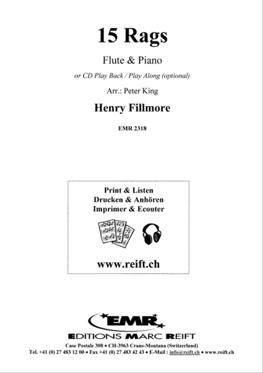 15 Rags 15 Rags Flute Solo scores gallery preview page 2