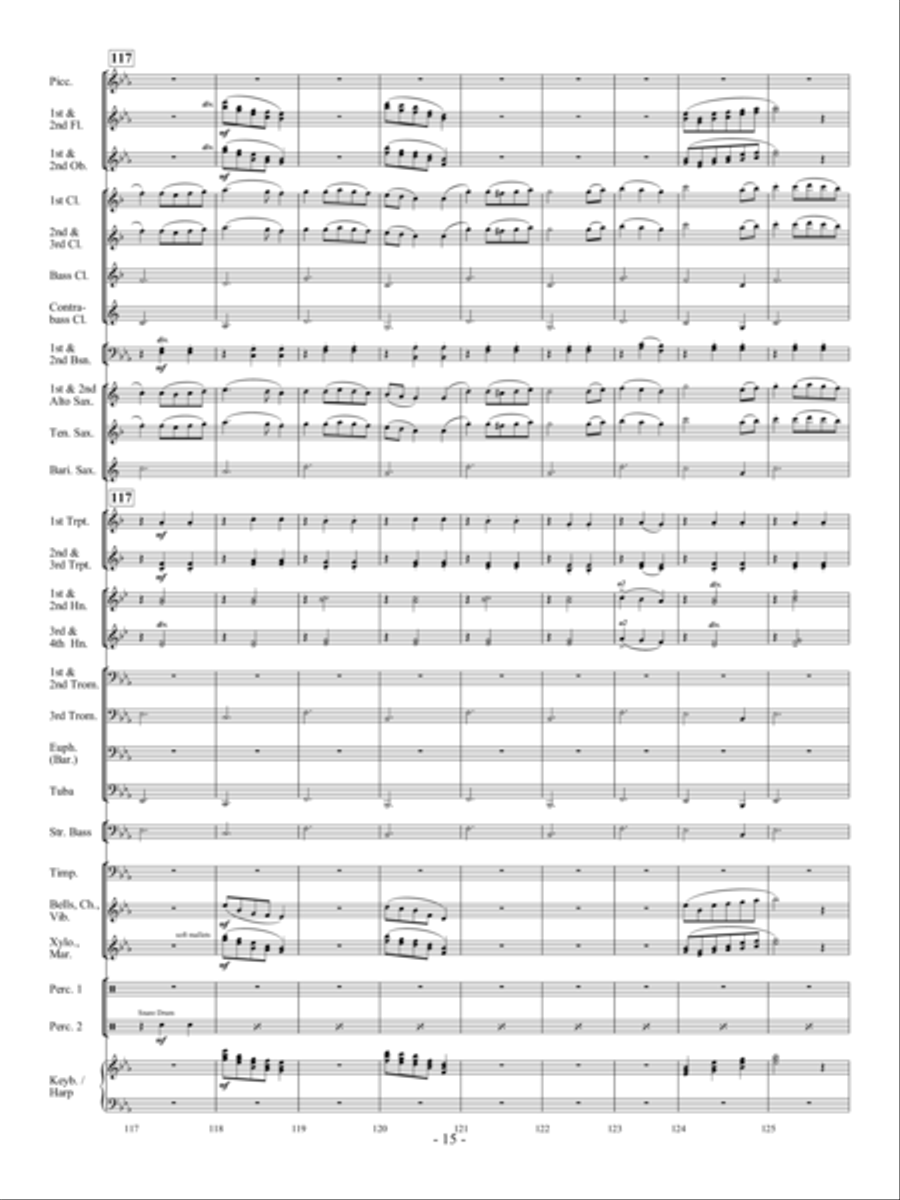Sea Song Fantasy Sea Song Fantasy Concert Band scores gallery preview page 14