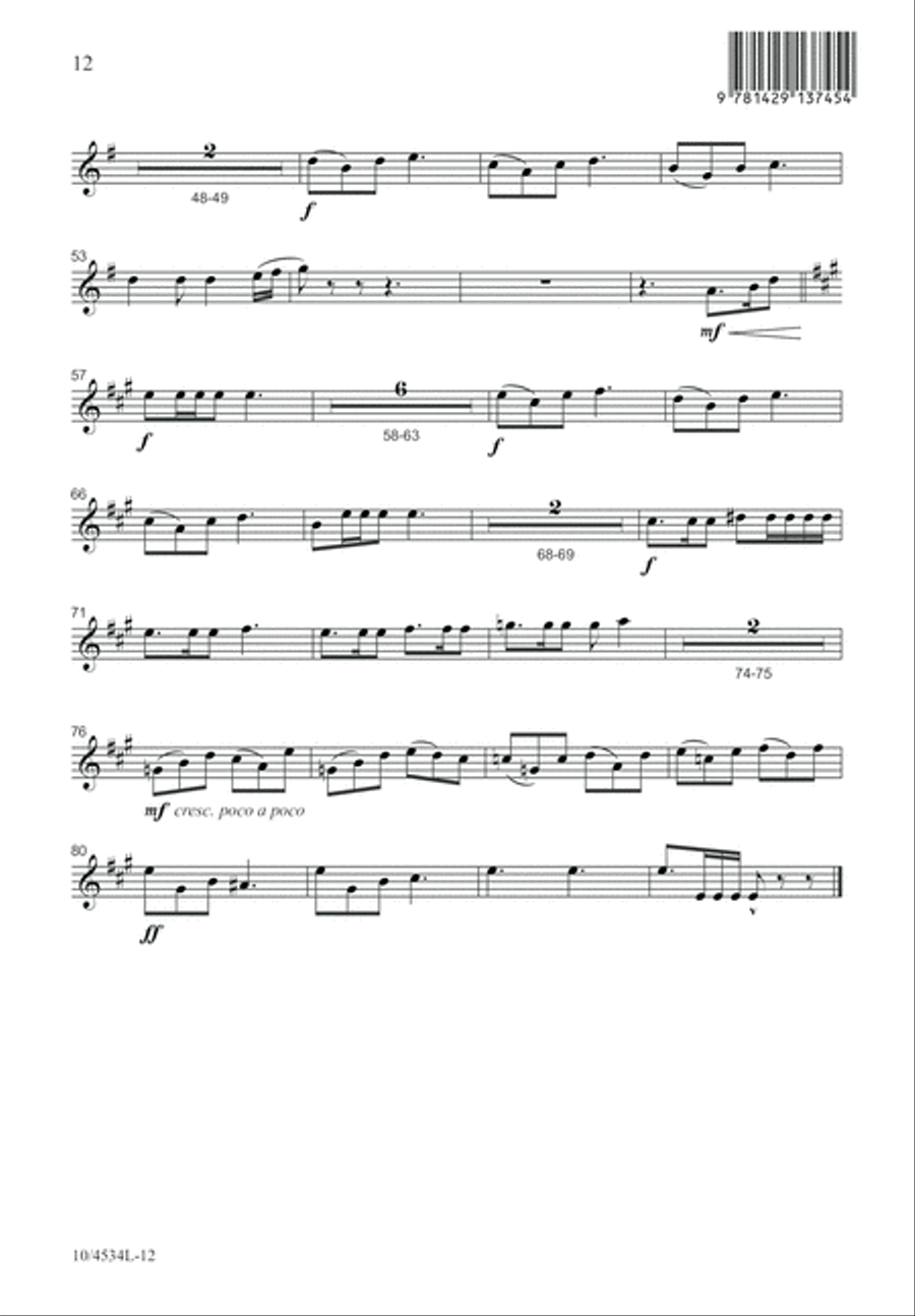 Gloria! 4-Part scores gallery preview page 13