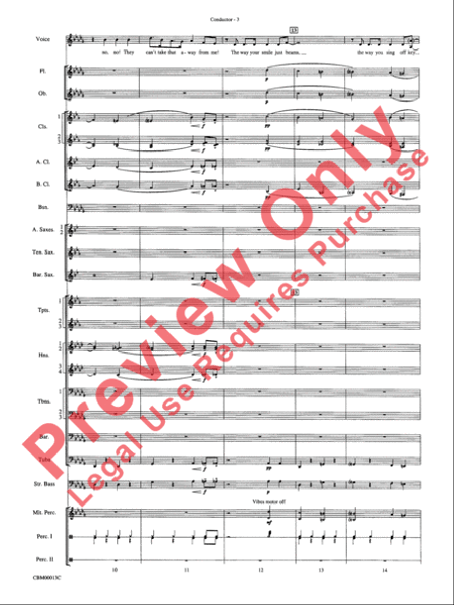 They Can't Take That Away from Me Concert Band scores gallery preview page 6