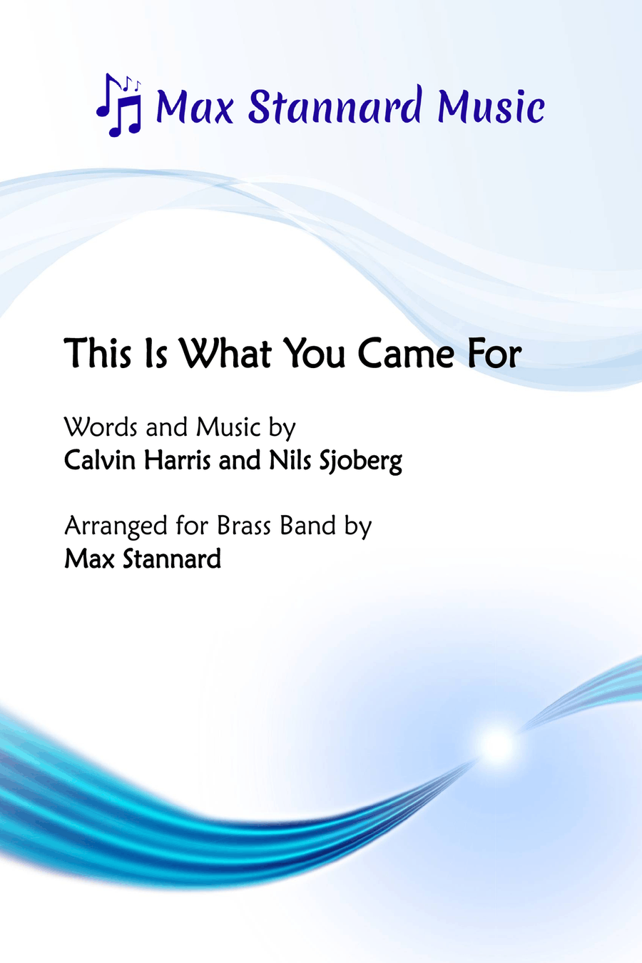 This Is What You Came For Brass Band scores gallery preview page 1