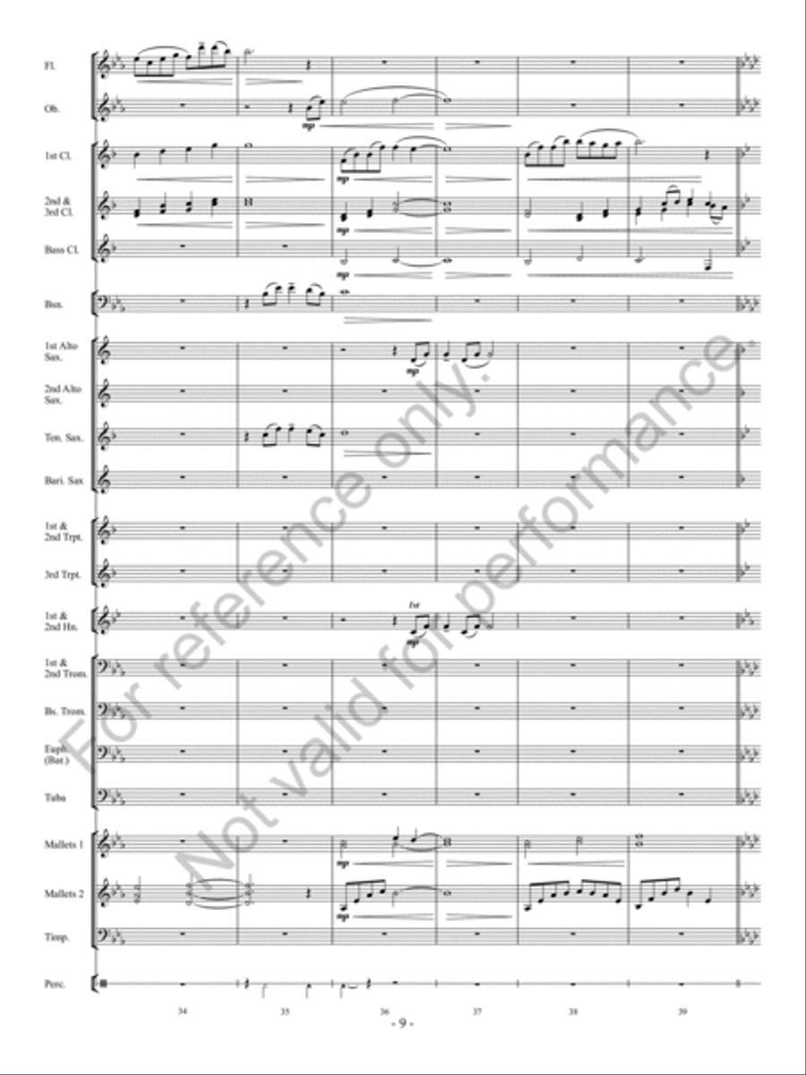 The Meeting Place Concert Band scores gallery preview page 10