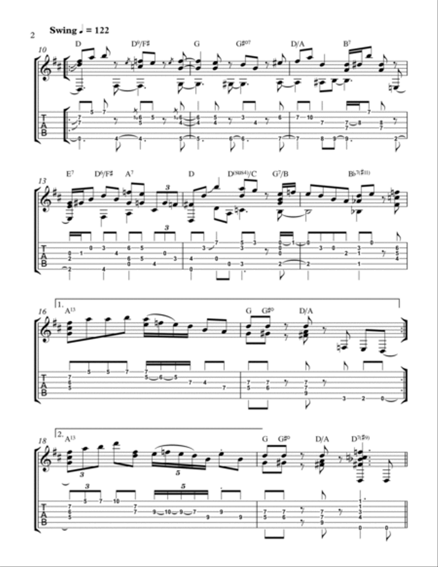 First Rule Of Thumb Electric Guitar scores gallery preview page 2