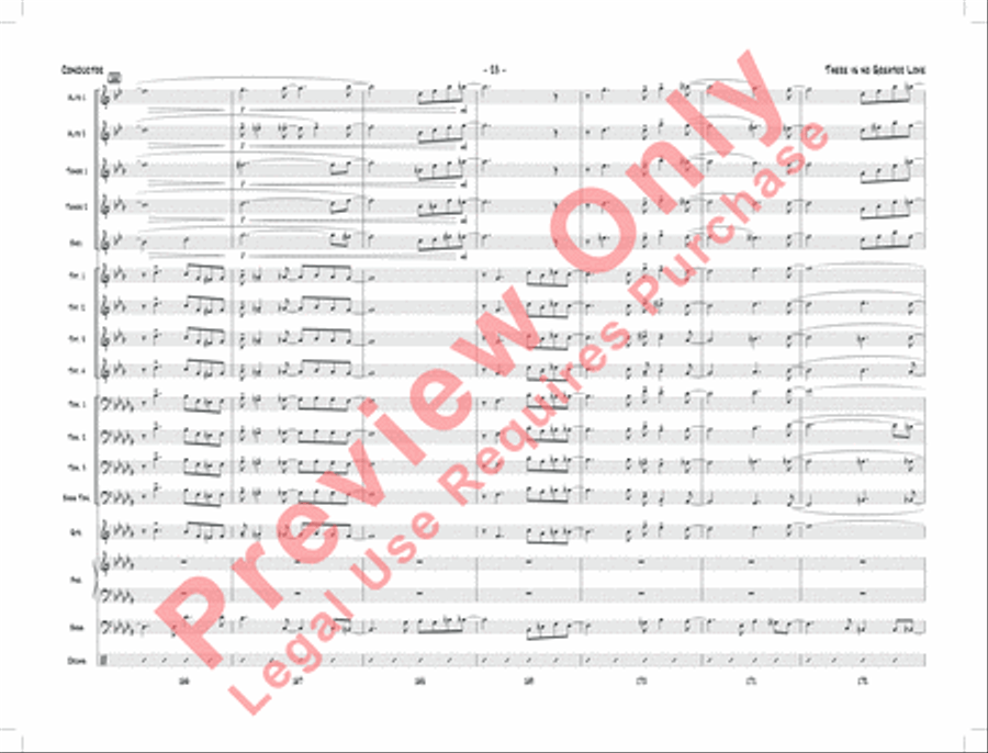 There Is No Greater Love There Is No Greater Love Jazz Ensemble scores gallery preview page 26