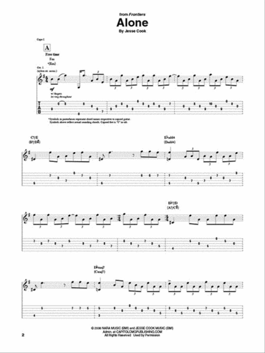 Jesse Cook – Works Vol. 1 Electric Guitar scores gallery preview page 3
