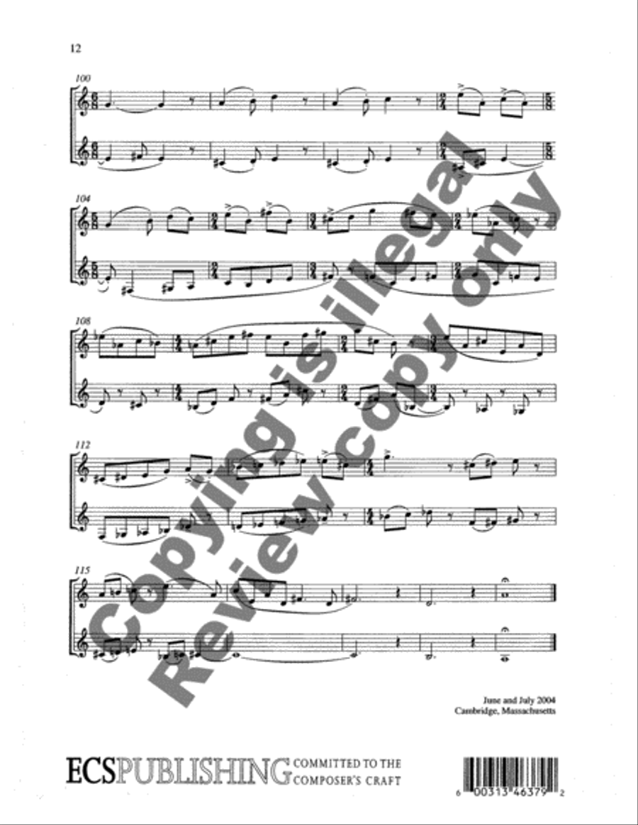 Dark Angels Dark Angels English Horn scores gallery preview page 12