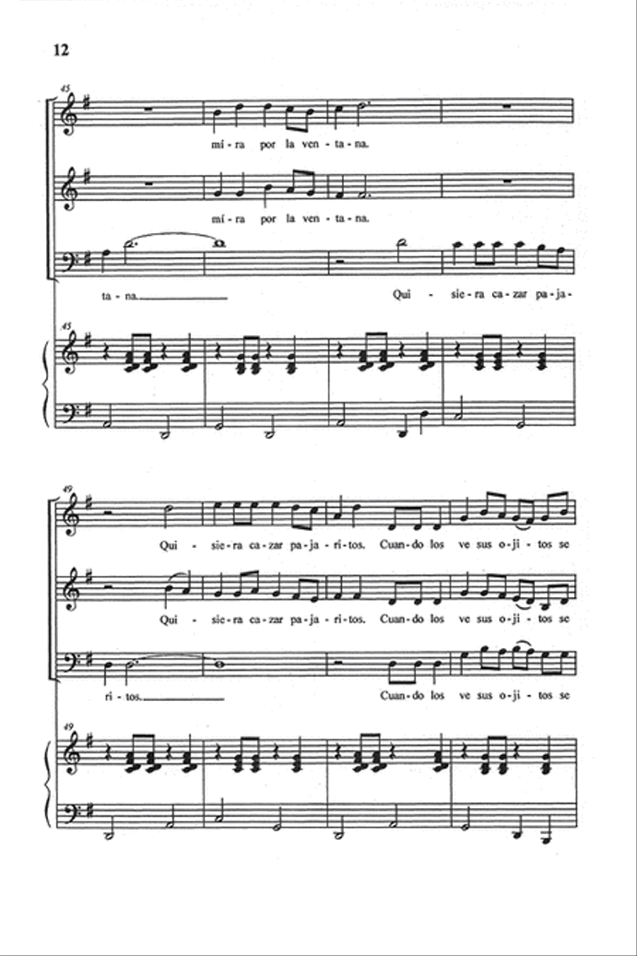 Los Animales de Mi Casa Los Animales de Mi Casa 3-Part scores gallery preview page 7