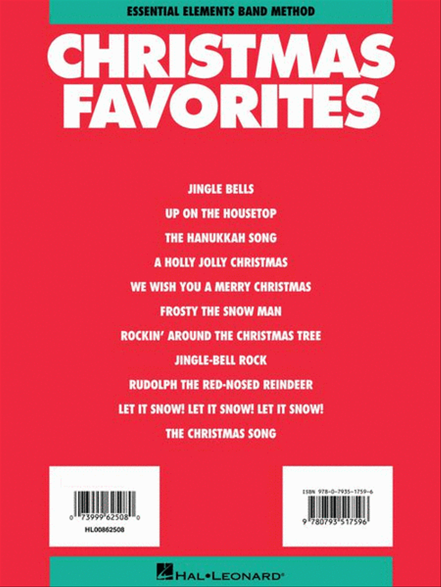 Essential Elements Christmas Favorites Concert Band Methods scores gallery preview page 6