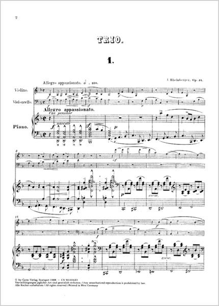 Piano Trio No. 1 in D minor