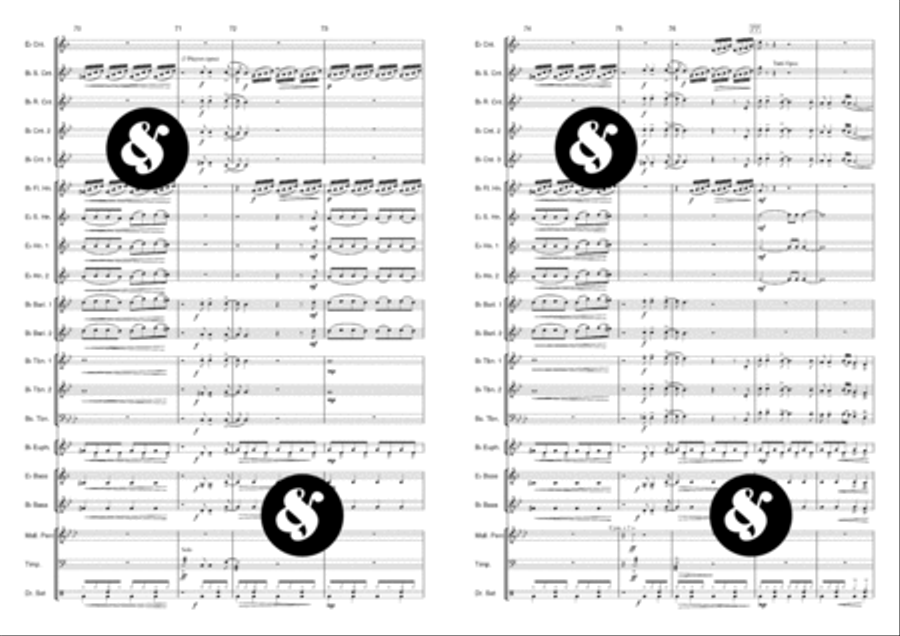 Mamma Mia! Brass Band scores gallery preview page 8