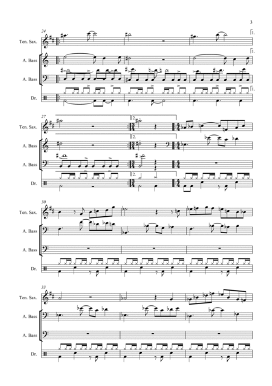 Tema2 Tema2 Piano scores gallery preview page 3