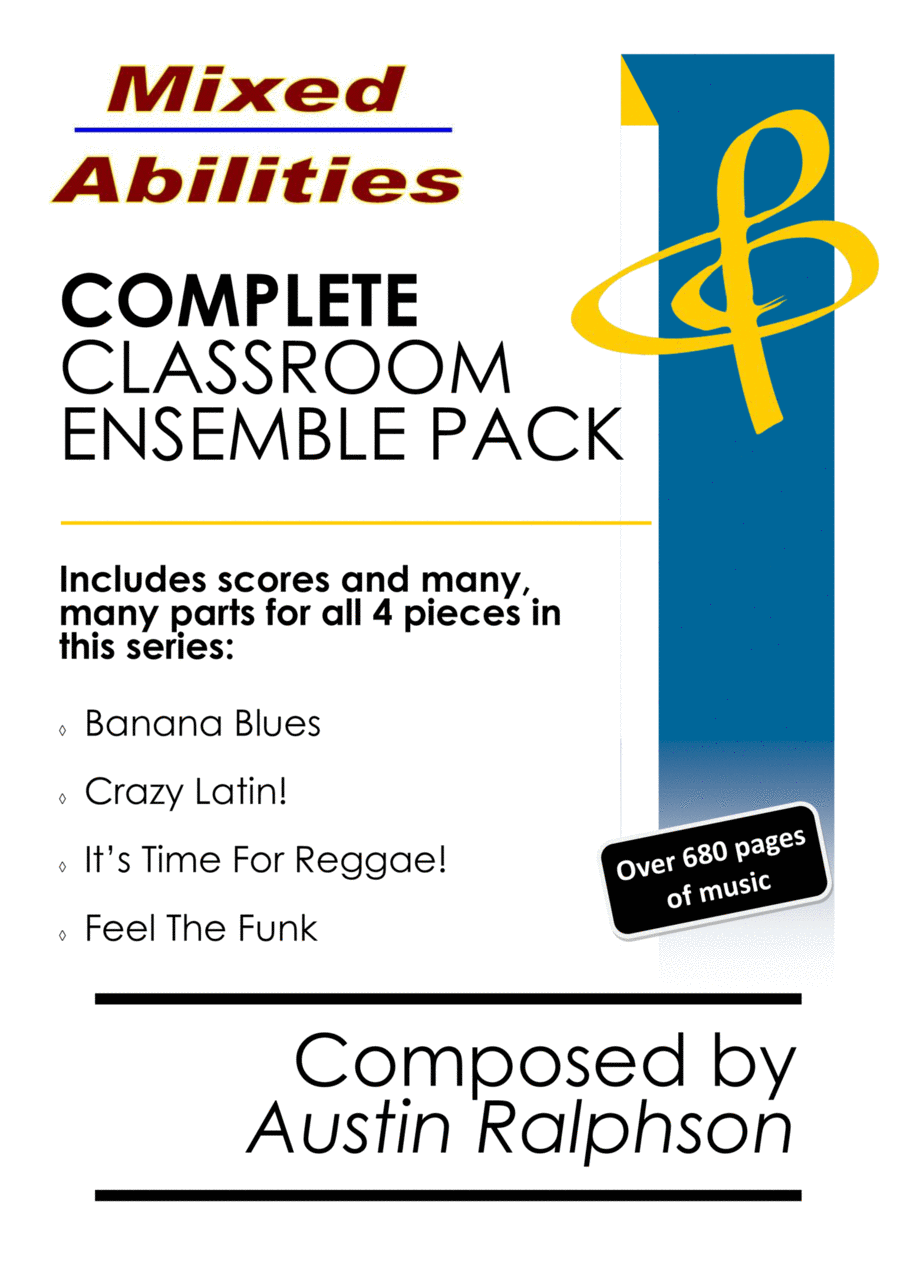 COMPLETE Mixed Abilities Classroom Ensemble Pack - mega value bundle for school groups Concert Band scores gallery preview page 1